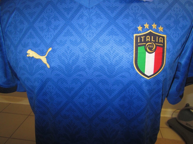 Italy 22/23 Home Puma Ultraweave Authentic Pro Soccer Jersey 765670-01 Sz L  $140