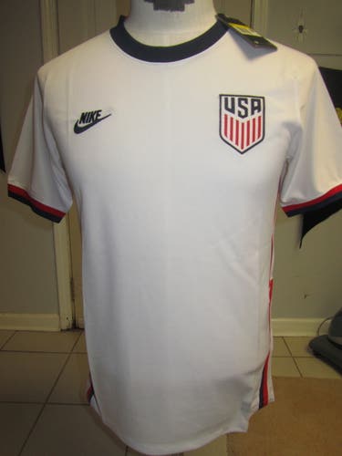 USA White SOCCER Jersey Men's New Small Nike