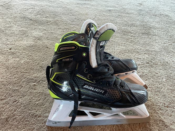Used Bauer Regular Width Size 6 GSX Hockey Goalie Skates