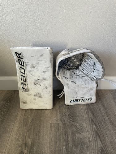 Used Regular Bauer Supreme 1S Glove & Blocker