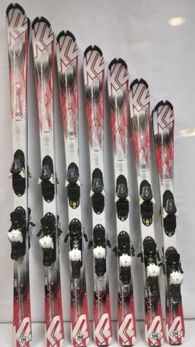 Skis 124 Used K2 All Mountain AMP Strike With Bindings Max Din 10