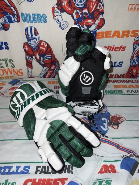 New Warrior Mac-D Lite 2 Lacrosse Gloves Green Size 12