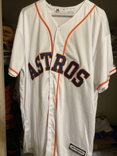 Men's Majestic Gerrit Cole White Houston Astros Home Cool Base Player Jersey