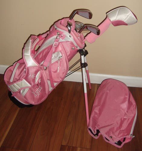 Lynx Girls #1 5-Piece Golf Set (5, 7, 9, Putter, Driver and  BAG)