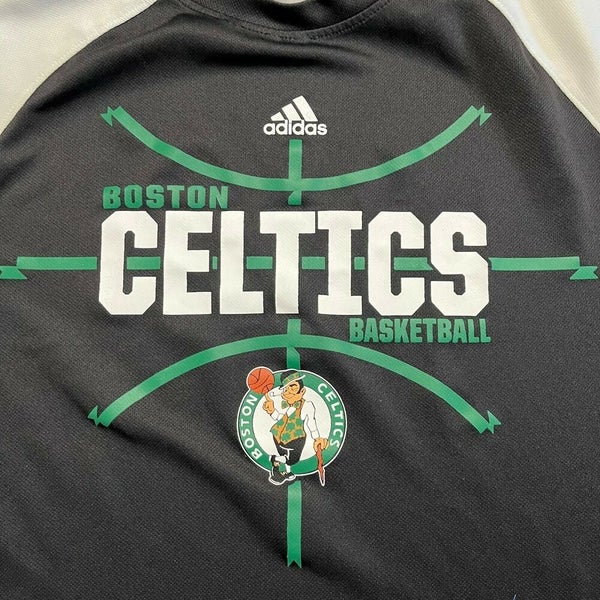 Boston Celtics T Shirt Men Medium Adult adidas Black NBA Basketball Active  Gym