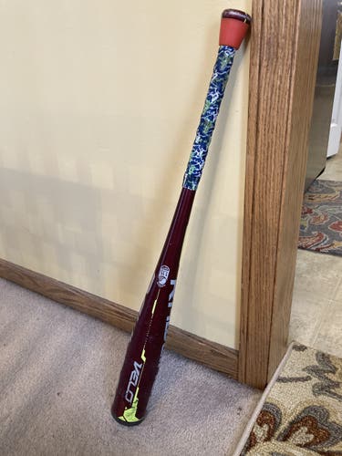 Bat Used USSSA Certified 2017 Rawlings Hybrid Velo (-10) 18 oz 28"