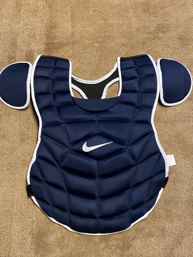 New without tags Size 17 Navy Blue Nike Baseball Catchers Chest Protector
