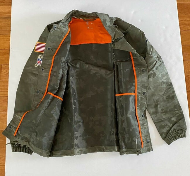 Nike Cleveland Browns Salute to Service Sideline Jacket Medium