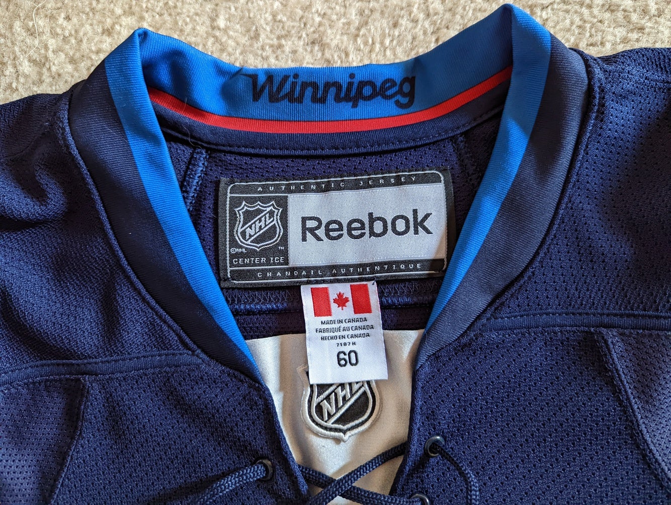 Reebok Winnipeg Jets Premier Jersey - Mens