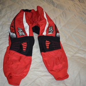 FOX 180 Motocross Pants, Black/Red, Size 10/26 - Great Condition!