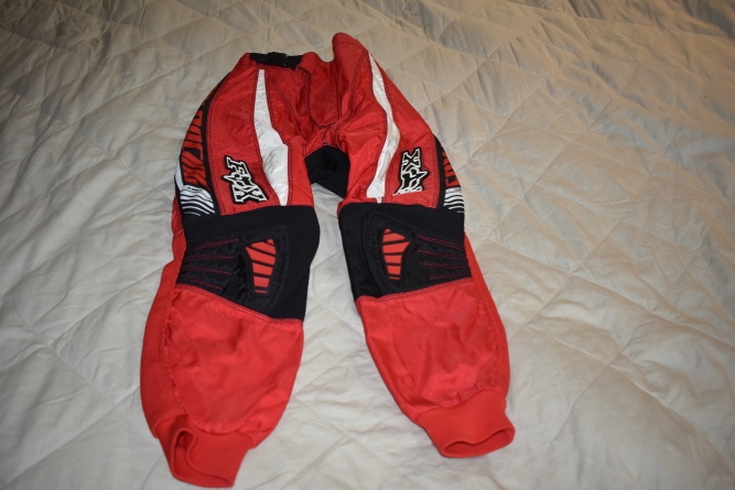 FOX 180 Motocross Pants, Black/Red, Size 10/26 - Great Condition!
