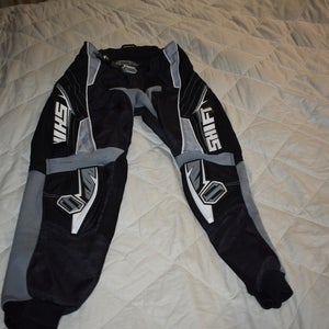 Shift Dirt Division Motocross Race Pants, Gray/Black, Size 28