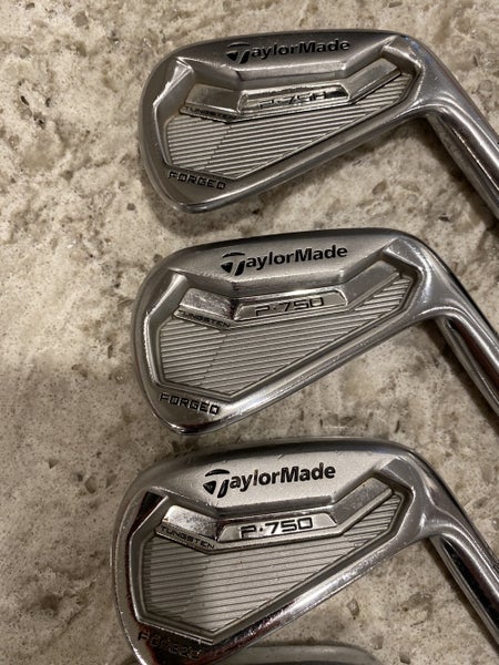 Used Right Handed Extra Stiff Flex Steel Shaft P750 Iron Set P-4.