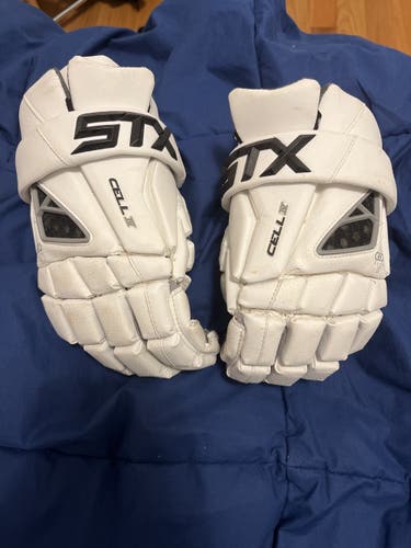 Used STX 13" Cell IV Lacrosse Gloves