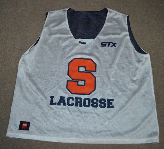 Syracuse University Orange STX Lacrosse Reversible Pinnie Jersey Medium