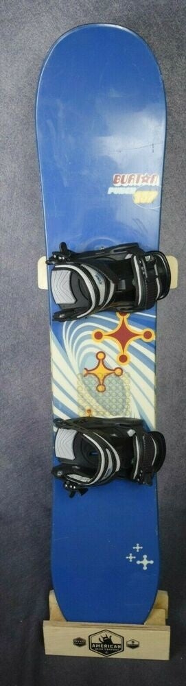 BURTON PUNCH SNOWBOARD SIZE 137 CM WITH ATOMIC MEDIUM BINDINGS