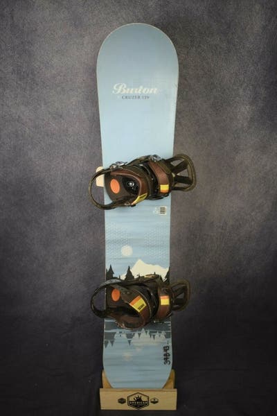 BURTON CRUZER SNOWBOARD SIZE 139 CM WITH BURTON MEDIUM