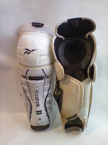 Used Reebok 13" Hockey Shin Guards
