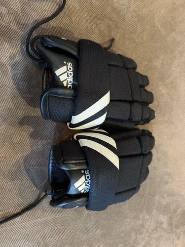Used Player's Adidas 8" Lacrosse Gloves