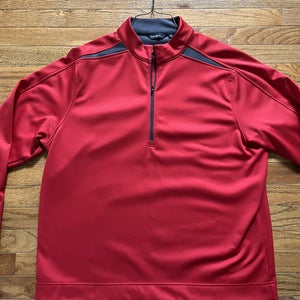 Walter Hagen 1/2 Zip Golf Pullover, Red