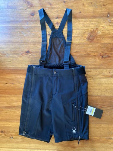 Black New Medium Spyder Race Training Shorts