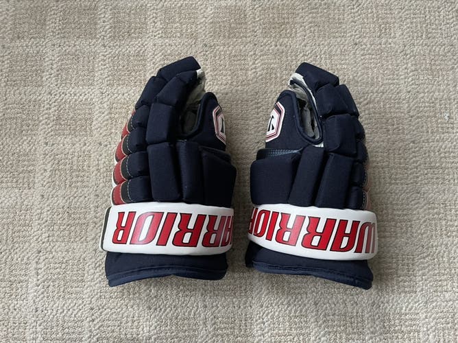 Gloves Used Warrior Franchise 13" Navy Blue Red White USA