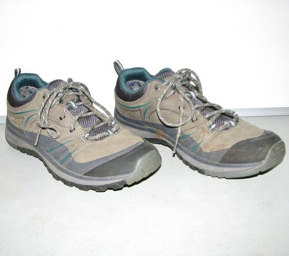 Keen Terradora Leather Waterproof Women's Gray Hiking Trail Shoes ~ Size 9.5W