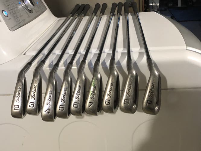Iron Set Used Men's Titleist Right Handed DCI 762 Regular Flex Steel Shaft