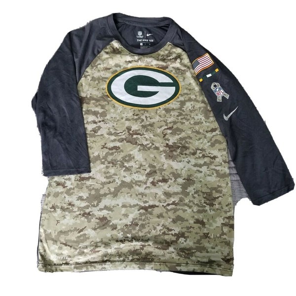 NIKE Green Bay Packers NFL Salute to Service Long Sleeve Camo