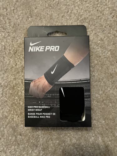 Nike Pro Baseball Wrist Wrap Black