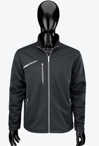 Bauer Flex Tech Fleece Full-Zip Jacket Junior Black