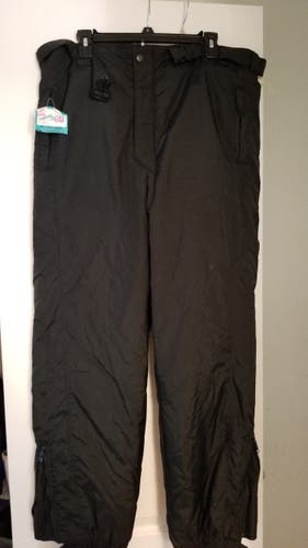 Black Ski Pants Men's Adult Used Large