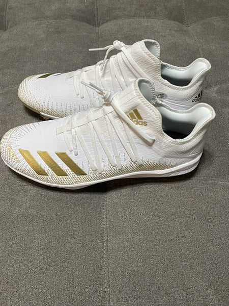 Gold Men's Metal Adidas Adizero Afterburner Sz 14