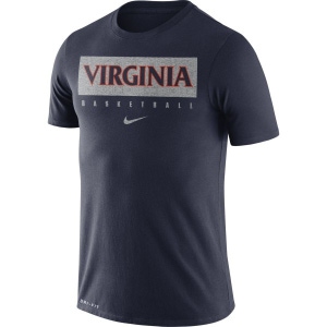 new Nike Mens virginia cavaliers basketball team issue Dri-Fit Legend Shirt tee/T-shirt M/medium