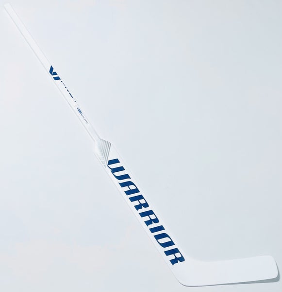 New Custom White/Blue Warrior Ritual V1 Pro+ Goalie Hockey Stick-25.5" Paddle-P31