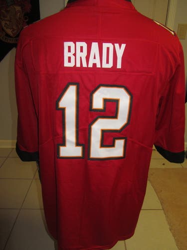 BUCCANEERS NFL JERSEY - TOM BRADY #12 ADULT MEDIUM
