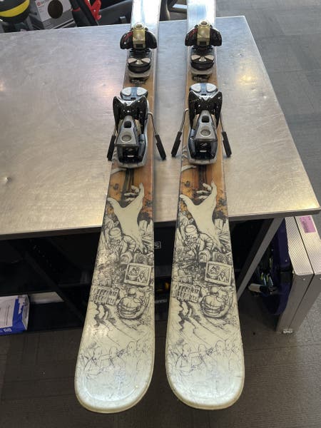 Used K2 Pep Fujas 159 Cm Mens Downhill Ski Combo | SidelineSwap