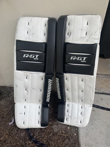 Used 32" Warrior  Ritual GT Goalie Leg Pads
