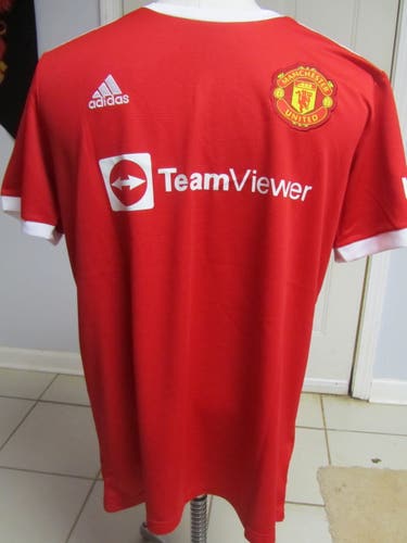MANCHESTER UNITED RED SOCCER Jersey Men's XL #7  NEW!