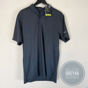 Nike Dri Fit  Victory Solid Golf Polo Shirt Grey