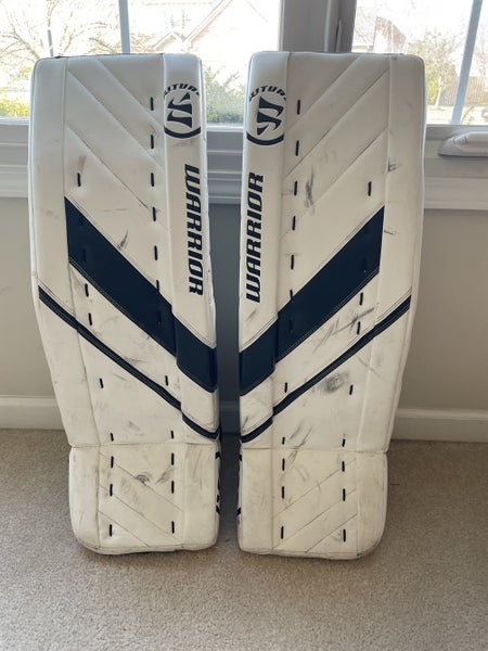 Goalie Leg Pads Used 32" + 1 Warrior Ritual G4 - Barley Used
