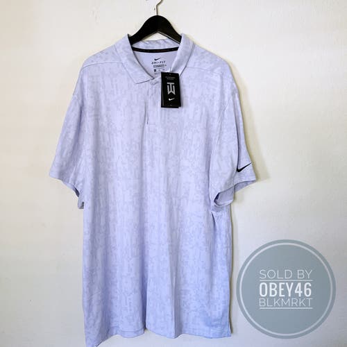 Nike Tiger Woods TW Dri-FIT ADV Golf Polo Shirt  Size XXL