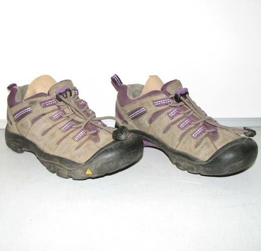 Keen Kids/Boys/Girls Gray&Purple Low-Top Bungee Trail Hiking Shoes ~ Size 13