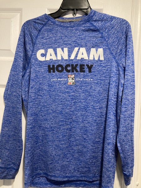Blue CAN/AM Hockey Shirt Used Adult Small