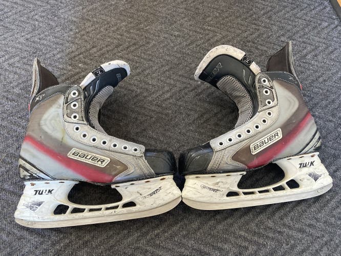 Hockey Skates Senior Used Bauer Vapor X5.0 Regular Width Size 7.5