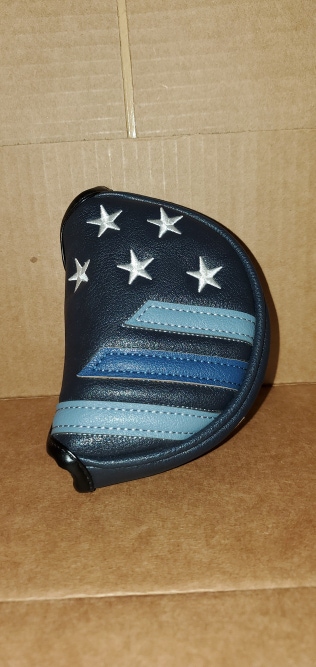Craftsman Golf Blue Strips Putter Cover