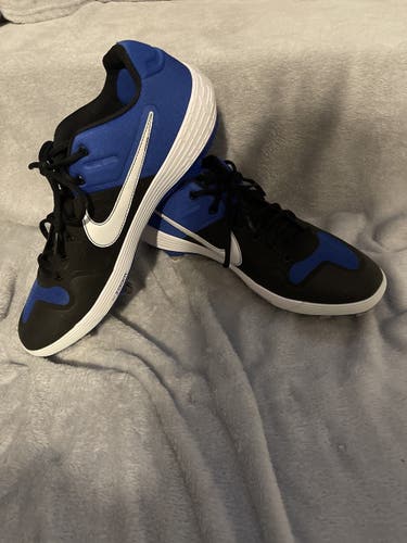 Blue Adult Metal Low Cut Nike Alpha Huarache Elite 2