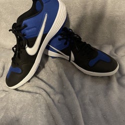 Blue Adult Metal Low Cut Nike Alpha Huarache Elite 2