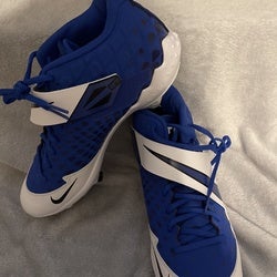 Nike Air Trout 6 Men’s Cleats Blue And White Size 12