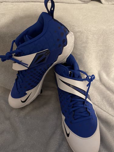 Nike Air Trout 6 Men’s Cleats Blue And White Size 11.5